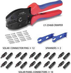 47pcs Solar Panel Tools Kits for 13-10AWG Cable 2.5/4/6mm²