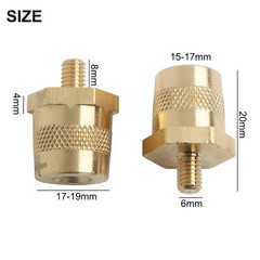 Adequate Electrical Connectivity with Reliable Brass Adapter Set (M6/M8)