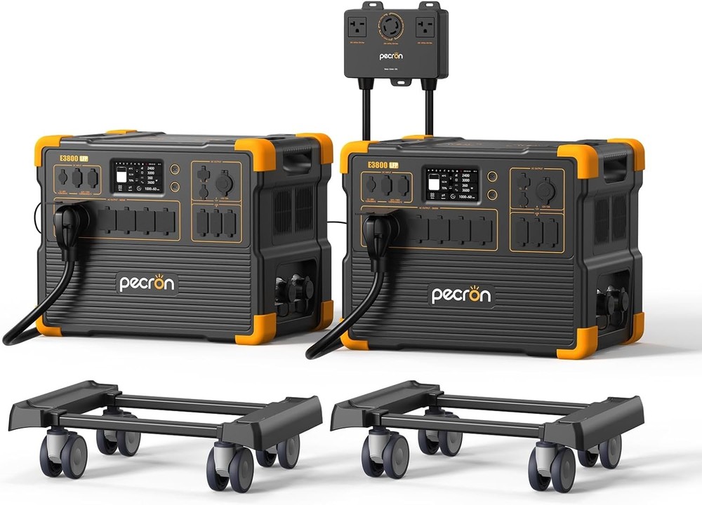 PECRON E3800 LFP 3840Wh 4200W Portable Power Station 240vLiFePO4 for Home Backup