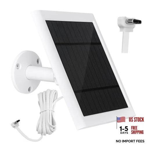 for Ring Doorbell Solar Panel – 4W Charger, Compatible with Battery Doorbells,