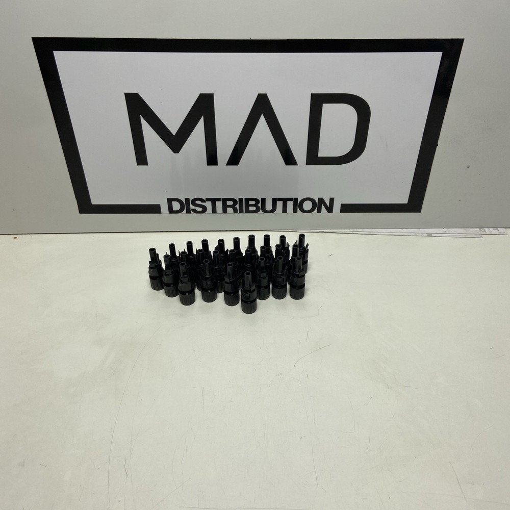 Type Mc4 Solar Panel Cable Connectors MC4, Qty: 26 Male(+) With Pins 10awg Wire
