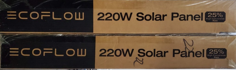 EcoFlow NextGen 220W Bifacial Portable Solar Panel SEALED!!