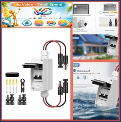 20A DC 400V Solar Disconnect Switch IP65 Waterproof Circuit Breaker Box Outdoor
