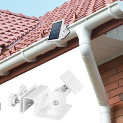 Gutter Mount for Ring Solar Panel, No-Drill Solar Panel Mount for Arlo, Eufy,…