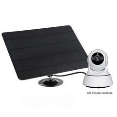 10W 6V Micro USB Monocrystal Silicon Solar Panel 360° Rotation Water-Proof H3I3