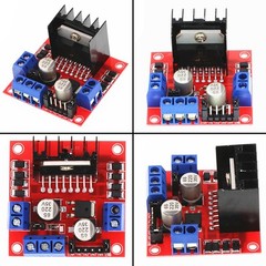 For L298N Dual H-Bridge DC Motor Driver Module with 5V Regulator Support