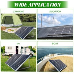 2 Sets Solar Panel Mount Brackets, 45inch Solar Panel Stands for Ground Roof …