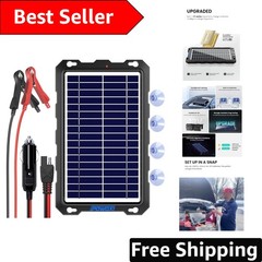 Waterproof 7.5W Solar Battery Maintainer with Smart Control for All Batteries