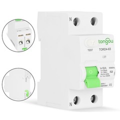 Versatile Type AC Circuit Breaker 2P 63A 30mA for Industrial and Commercial Use