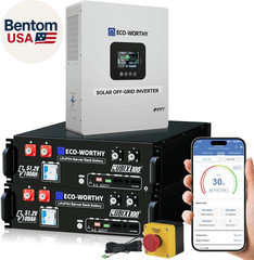 10240Wh LiFePO4 Home Backup Power Station 5000W Inverter WiFi Bluetooth
