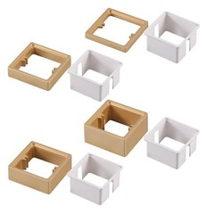 2pcs Square Socket Spacer with Auxiliary Gasket for Reliable Installation