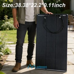 Flexible 200W Mono Solar Panel 18V Power Portable Camping Home RV Battery Charge