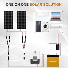 Solar Connectors Y Branch Adapter Cable Wire Plug Tool Kit