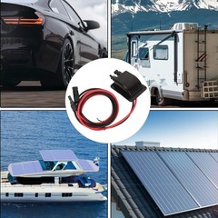 Solar Panel Wire With Connector Entry Gland Solar Adapter Extension Cable 2m