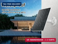 Solar Panel Charger Compatible with Ring Video Doorbell 3/3+/4, Battery Video Do