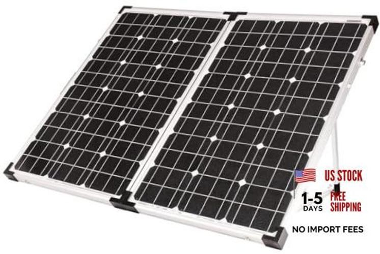GP-PSK-90 90W Portable Folding Solar Panel Kit, 10 Amp Solar 90 Watt