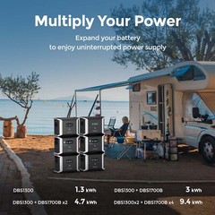 Dabbsson 3030Wh Power Station Solar Generator Power-Boost 1600W for Power Outage