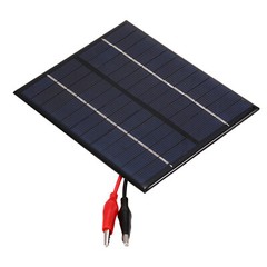 Solar Panel Module with Clips Battery Charge Waterproof for Outdoor Camping L8O3