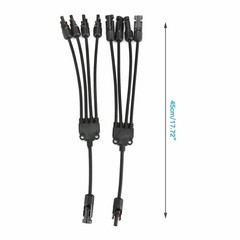 Solar Panel Waterproof Adapter Connector Extension Y branch Cable Connection
