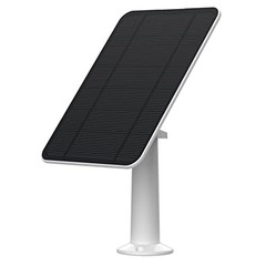 4W Solar Panel for Outdoor Security Camera, IP65 Weatherproof, Wall Mount, 13.1f