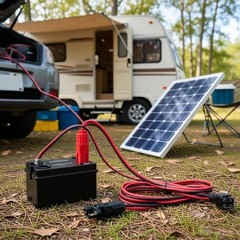 30A Battery Use Solar Cable for Outdoor Charging and Input Tasks