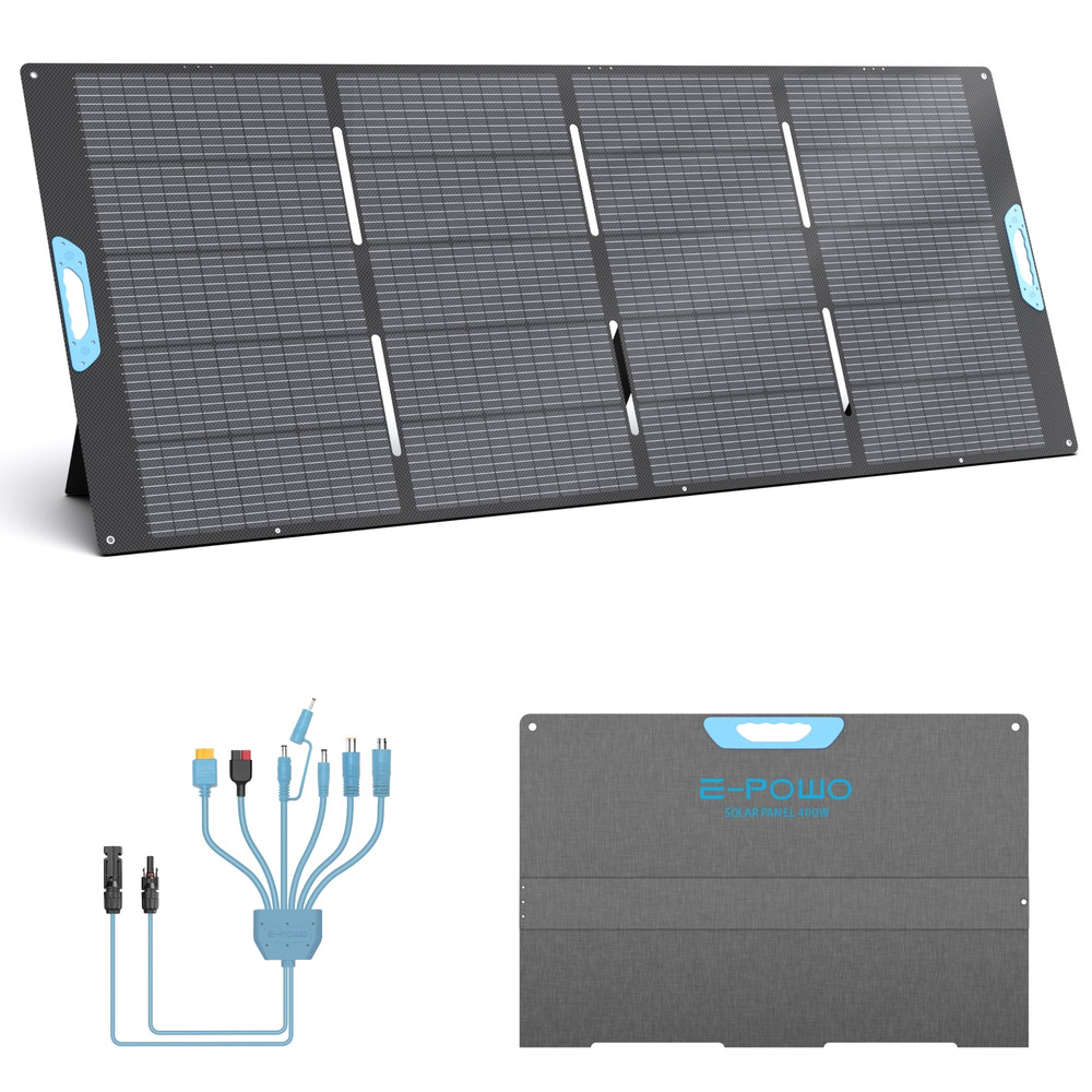 400W Portable Solar Panel for EF ECOFLOW Portable Power Station 3600Wh DELTA Pro