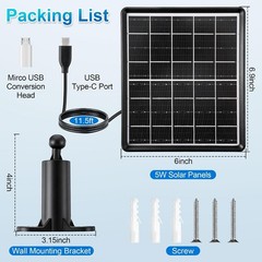 Quick Install 5W Solar Panel for Automatic Chicken Door – Waterproof Design