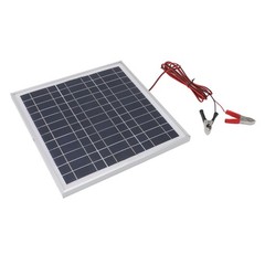 1 50W Portable Solar Panel With Battery Clip For RV Camping