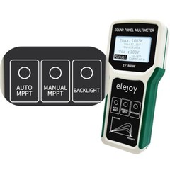 Solar Panel Multimeter MPPT Tester LCD Display VOC Testing Power Meter 5-1800W