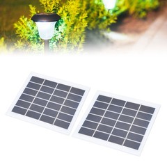 2 Pcs Monocrystalline Solar Plate Lightweight For Indoor And Outdoor Use