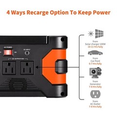 Flashfish EA150 Portable Power Station Solar Generator 150W AC/DC Battery Bank