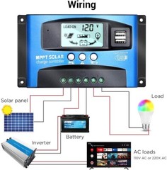 MPPT Solar Charge Controller PWM 100A Power Regulator 12V ✅✅✅