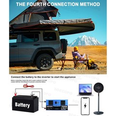 7000W Solar Kit | Sine Wave Inverter+2High-Conversion Solar Panels+100A Charge