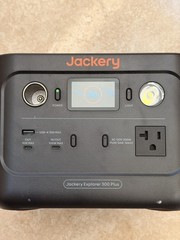 Jackery Explorer 300 Plus Portable Power Station with 40W Book-sized Solar Panel