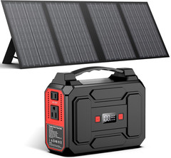 200W Portable Solar Generator with 60W Panels for Camping & Outdoors