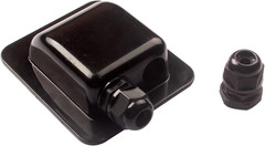 Weatherproof ABS Solar Double Cable Entry Gland,Curved Cable Connector for All C