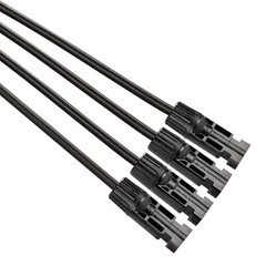 2 pcs Y Branch Solar Cable Connection solar panel wire Connector Extension Set