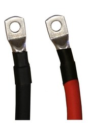 2 AWG Gauge Red + Black Pure Copper Battery Inverter Cables Solar, RV, Car, B…