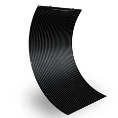 Flexible Solar Panel 100W 12V, 250° Bendable Monocrystalline Solar Panel with…