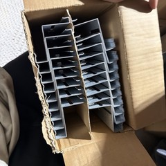 Lot of 19 Unirac Galvanized Solar Panel Mounting Rail Splice Channel Brackets