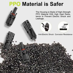 30 Pairs Solar Panel M/F Connectors, IP68 1000V 30A, 1014AWG Wire + Spanners