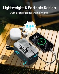 Multi-Device Charging Power Bank with 89.6Wh LiFePO4 – Perfect for Outdoor Use