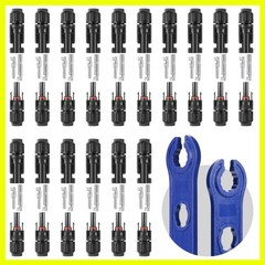 32 PCS Solar Panel Connectors ，1000V/30A Solar Connectors（10AWG） | 16 Pairs M…