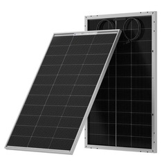 100W Monocrystalline Solar Panel, 18V, High Efficiency, IP68 Waterproof for RV,