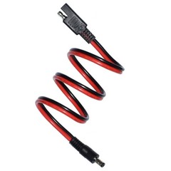 60cm Solar Panel to SAE 2Pin Power Cable with DC5.5mm Connection for Motorbikes