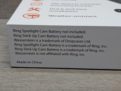 Wasserstein Solar Panel 2-Pack Ring Spotlight/Stick Up Cam Battery White