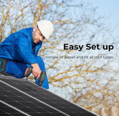 2PCS Solar Panels 100 Watt 12 Volt, High-Efficiency Monocrystalline PV Module…