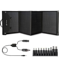 SOTAIN Portable Solar Panels 100W Foldable Outdoor Camping Travel with Kickstand