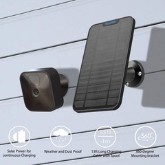 Waterproof Solar Panel for Blink 3rd Gen/XT/XT2 Camera – Quick Charge