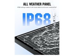 18BB 100 Watt Solar Panel, N-Type 12V 100W Solar Panel, 25% High Efficiency – F1